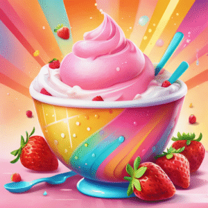 STRAWBERRY BANANA SHERBET